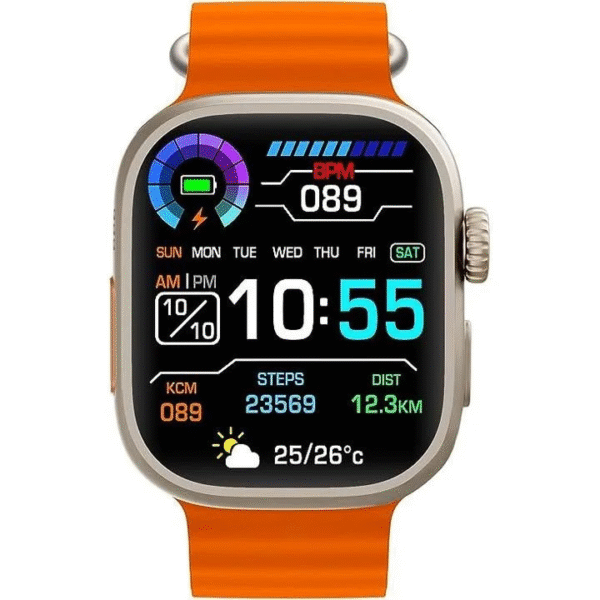 Smartwatch T88 Monitorizare Ritm cardiac, somn și tensiune arterială, waterproof